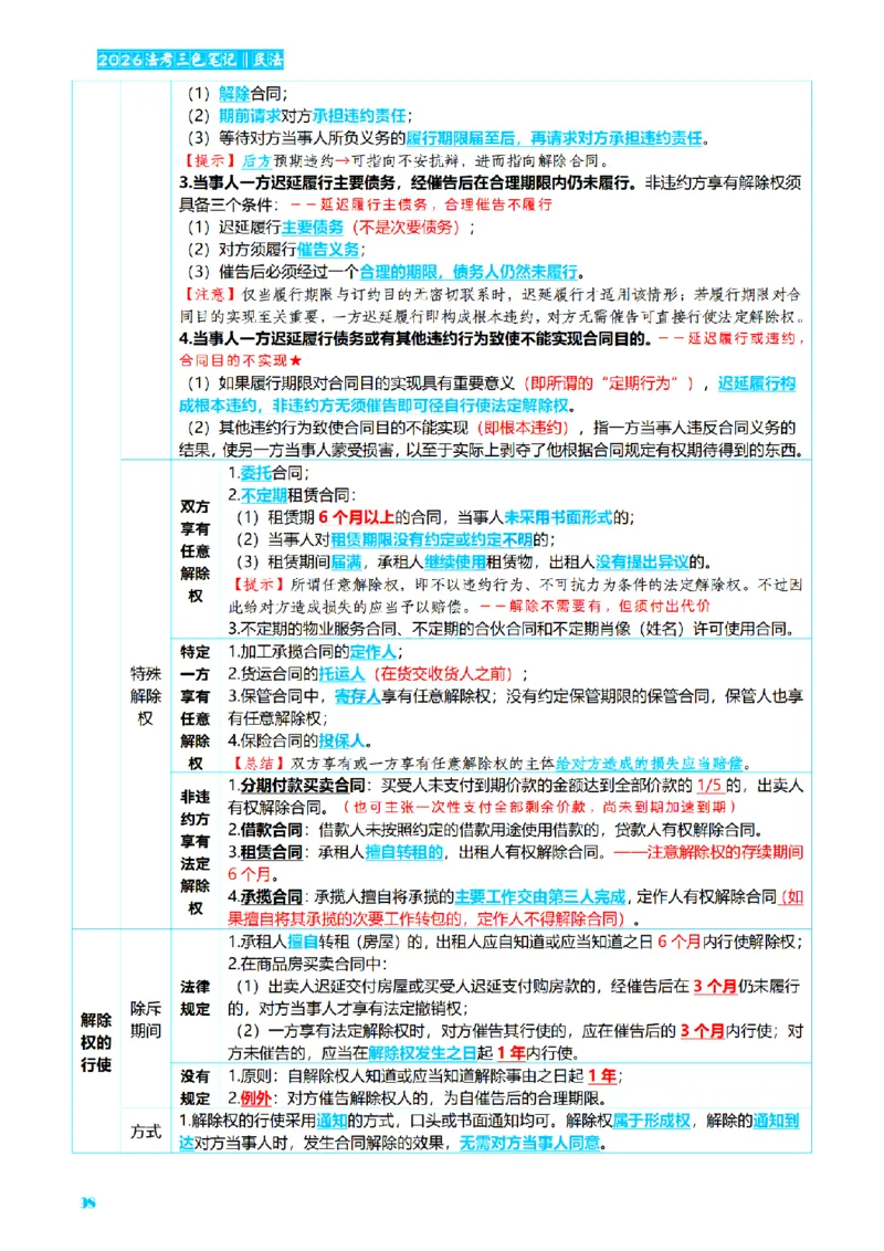 ⒉2026详细版三色笔记-民法-166页_26法考-三色笔记-最新版