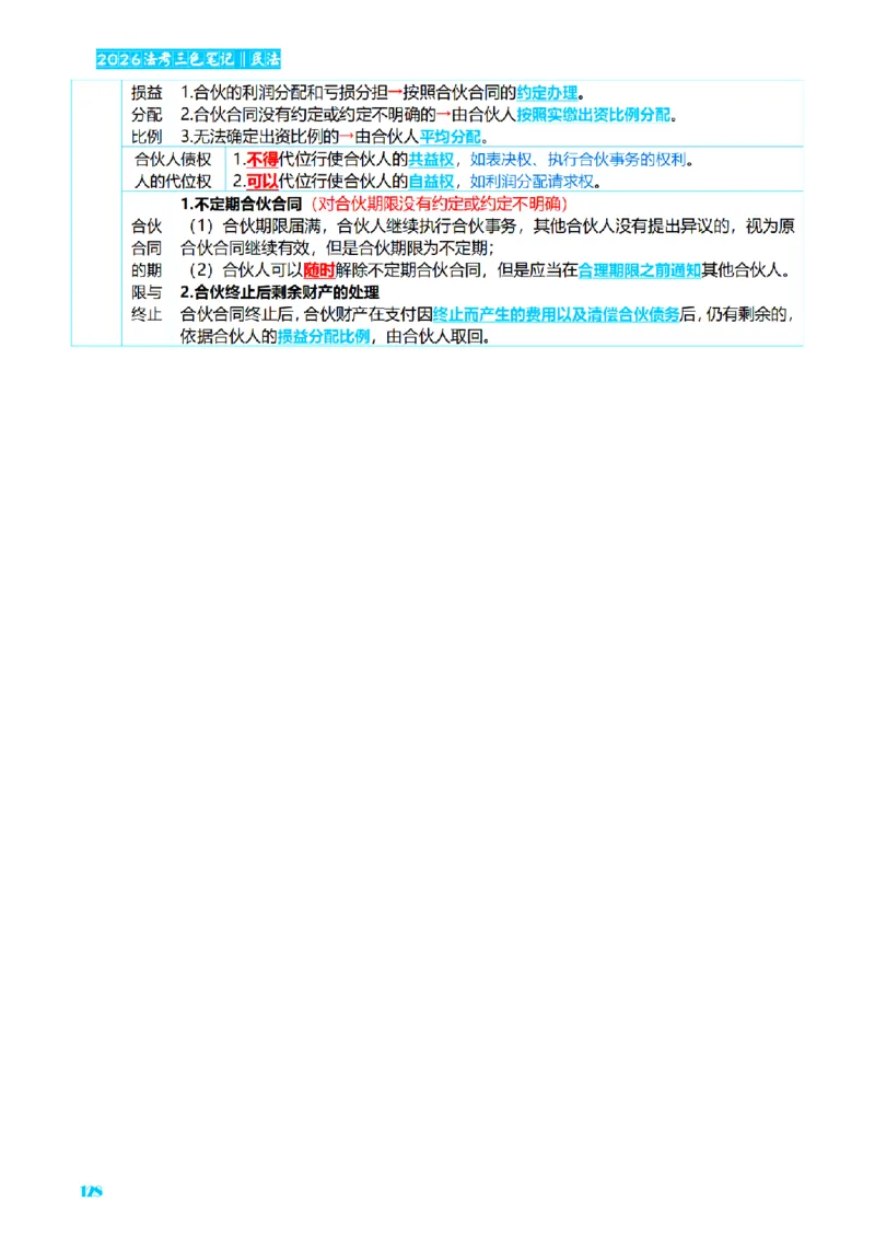 ⒉2026详细版三色笔记-民法-166页_26法考-三色笔记-最新版