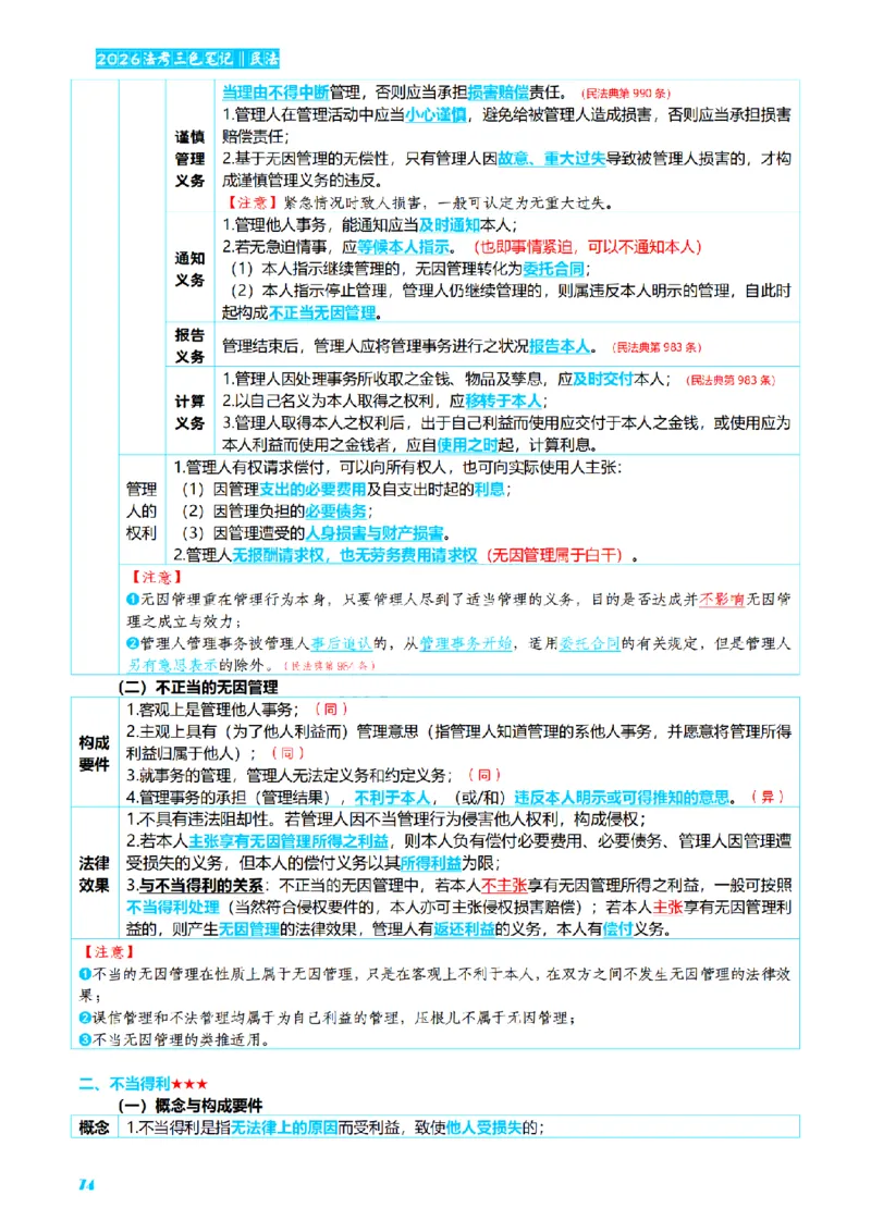 ⒉2026详细版三色笔记-民法-166页_26法考-三色笔记-最新版