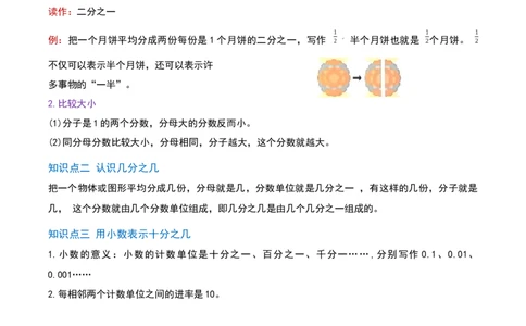 第六单元分数的初步认识（知识梳理+10个考点讲练+真题演练+难度分层练共55题）解析版_三年级数学下册（苏教版）_母题专项练习-K36_2026版