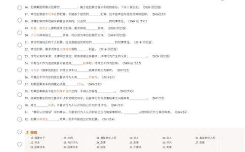 刑法默写本_26法考默写本
