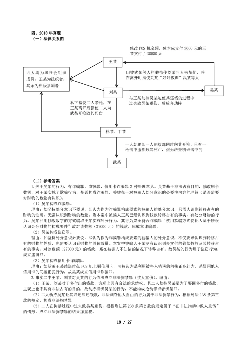 2011-2021主观分科-刑法（试题+解析）_法考真题相关_真题（02-26）_历史分科真题_3.主观分科真题2011-2021