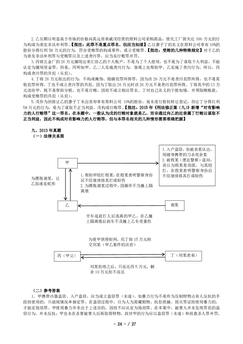 2011-2021主观分科-刑法（试题+解析）_法考真题相关_真题（02-26）_历史分科真题_3.主观分科真题2011-2021