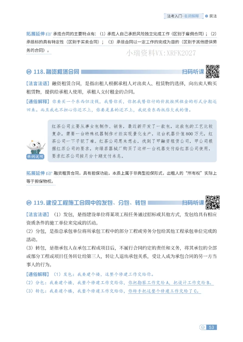 法考入门名词解释-民法_法考真题相关_名词解释篇_讲义