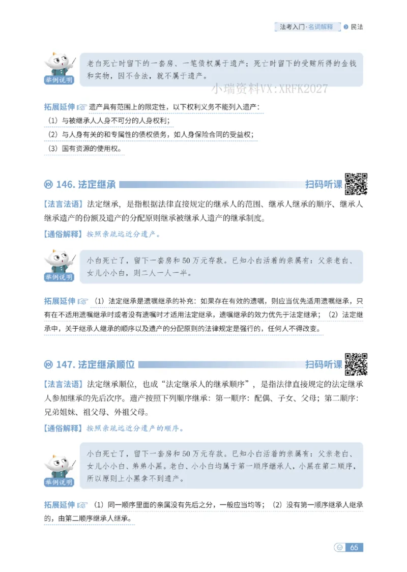法考入门名词解释-民法_法考真题相关_名词解释篇_讲义