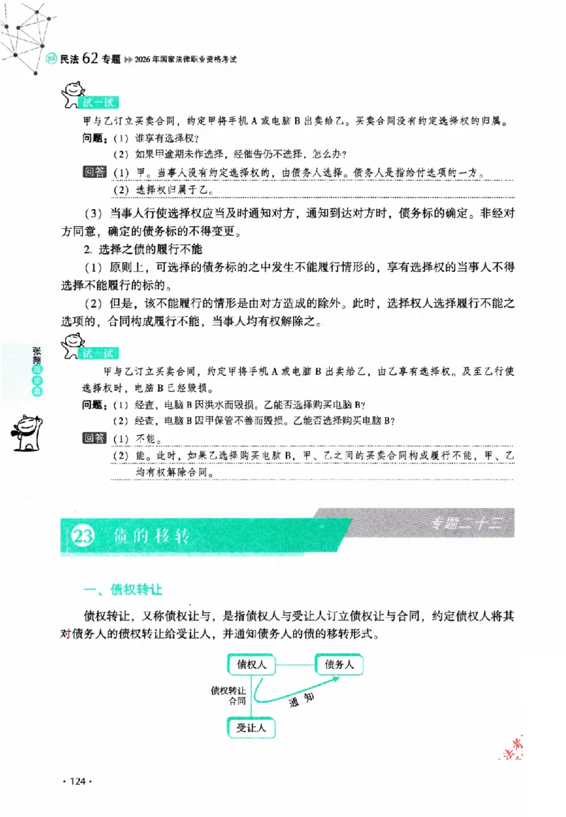 OCR电子书2026厚大法考理论卷民法62专题-张翔_26精讲卷_26众合法考精讲pdf_赠