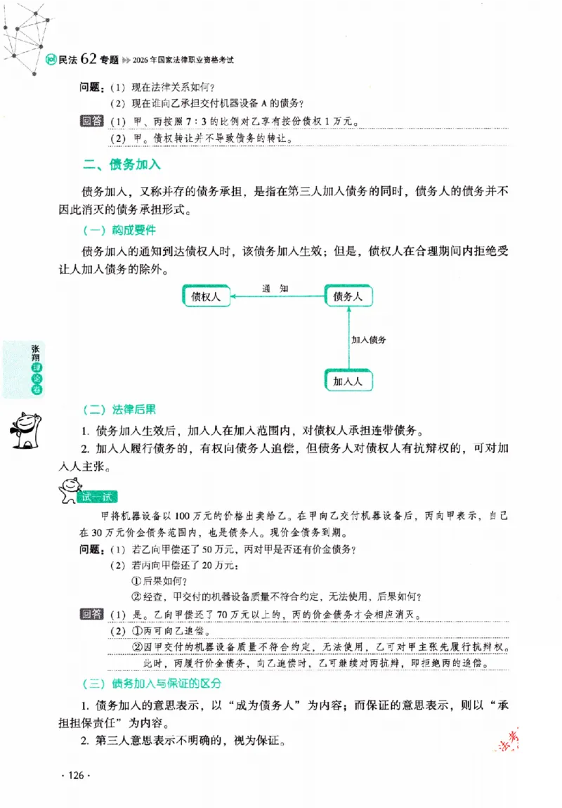 OCR电子书2026厚大法考理论卷民法62专题-张翔_26精讲卷_26众合法考精讲pdf_赠