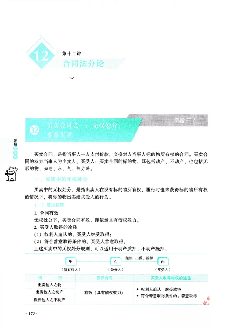 OCR电子书2026厚大法考理论卷民法62专题-张翔_26精讲卷_26众合法考精讲pdf_赠