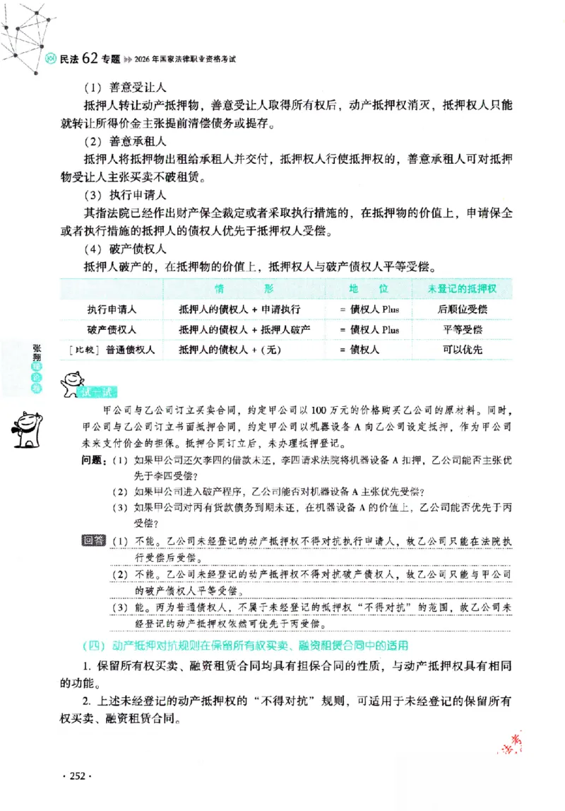 OCR电子书2026厚大法考理论卷民法62专题-张翔_26精讲卷_26众合法考精讲pdf_赠