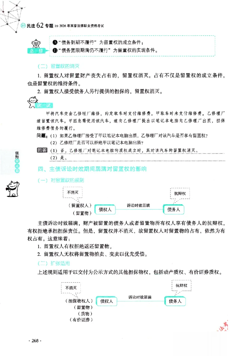 OCR电子书2026厚大法考理论卷民法62专题-张翔_26精讲卷_26众合法考精讲pdf_赠