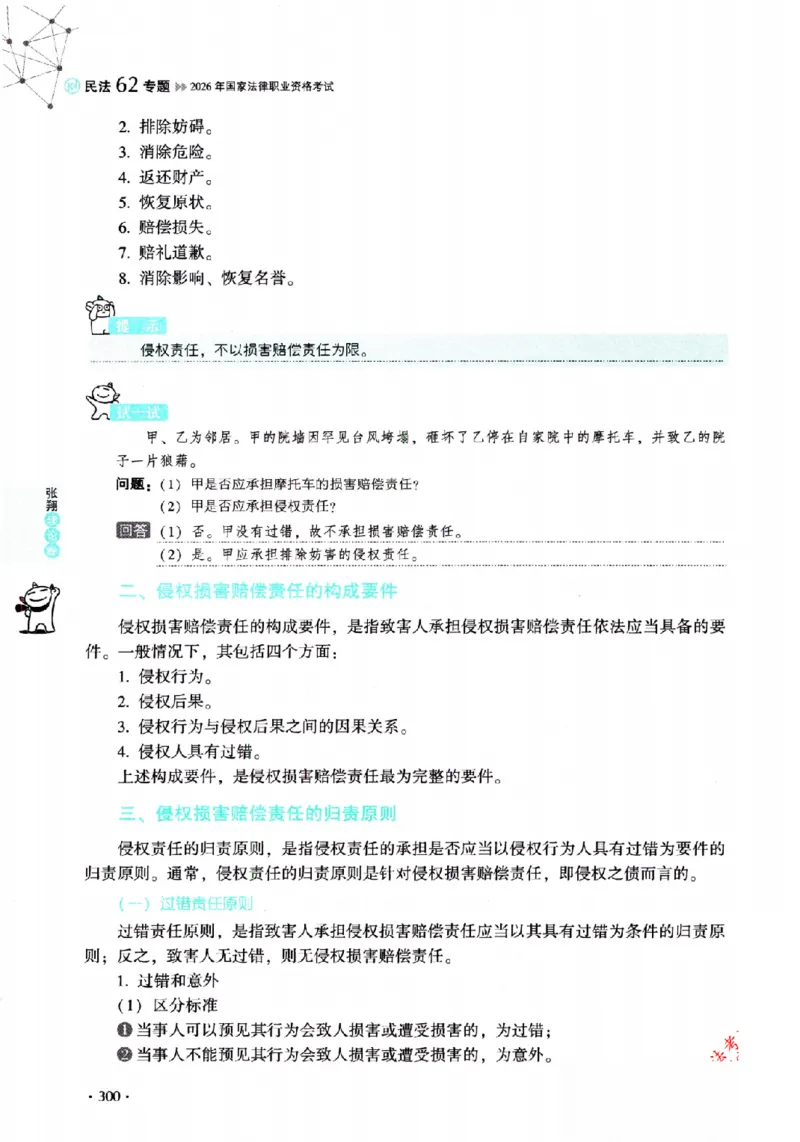 OCR电子书2026厚大法考理论卷民法62专题-张翔_26精讲卷_26众合法考精讲pdf_赠
