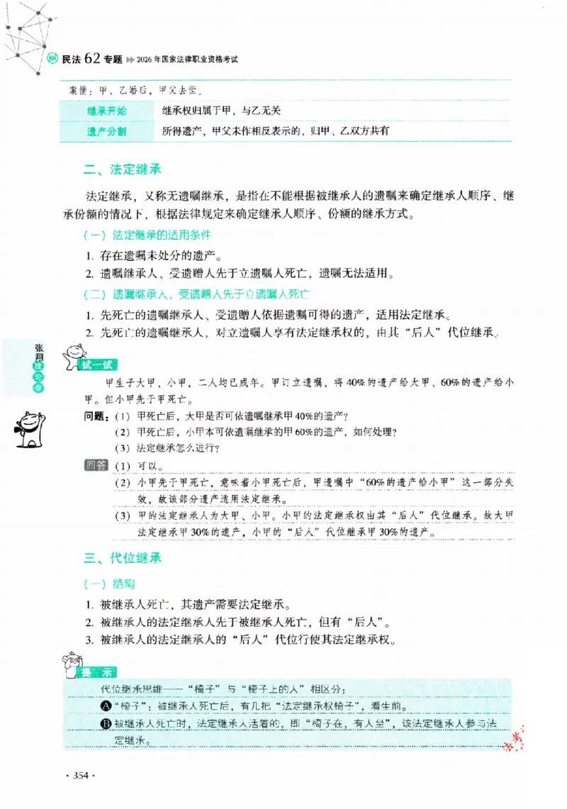 OCR电子书2026厚大法考理论卷民法62专题-张翔_26精讲卷_26众合法考精讲pdf_赠