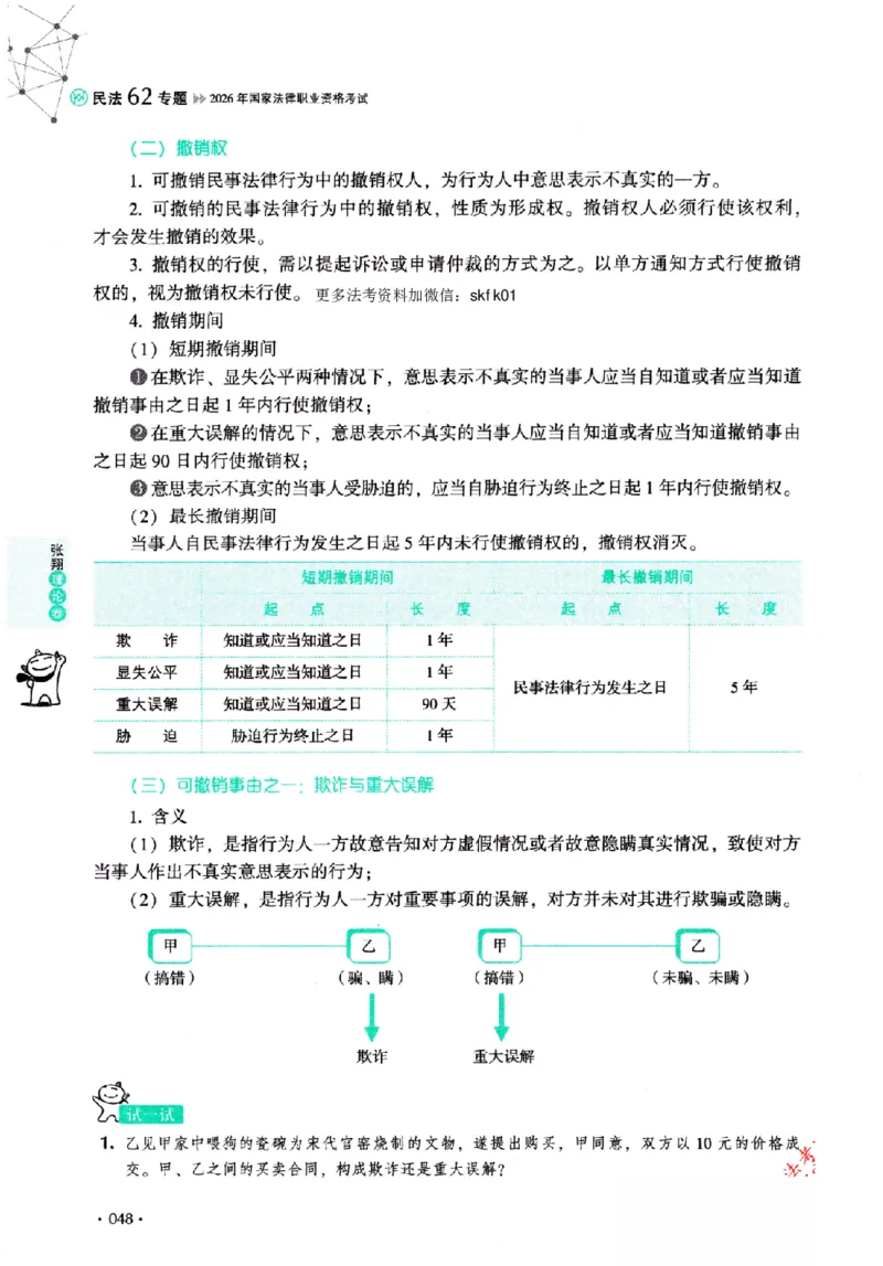 OCR电子书2026厚大法考理论卷民法62专题-张翔_26精讲卷_26众合法考精讲pdf_赠