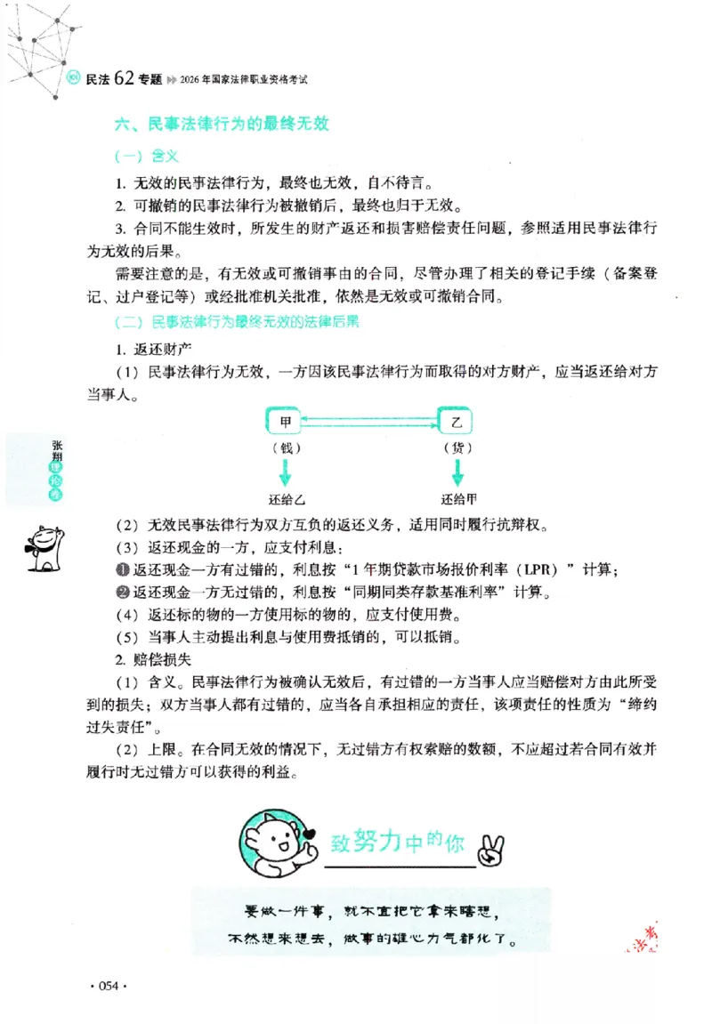 OCR电子书2026厚大法考理论卷民法62专题-张翔_26精讲卷_26众合法考精讲pdf_赠