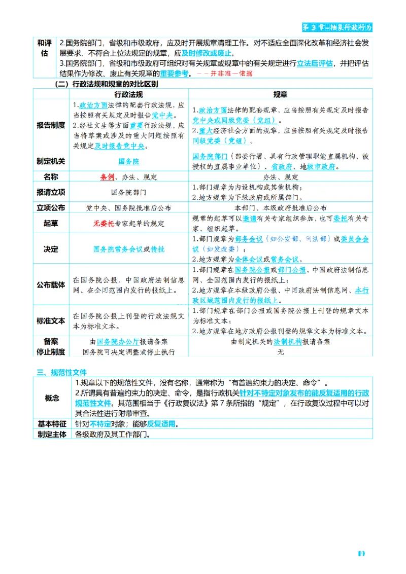 ⒌2026详细版三色笔记-行政-106页_26法考-三色笔记-最新版