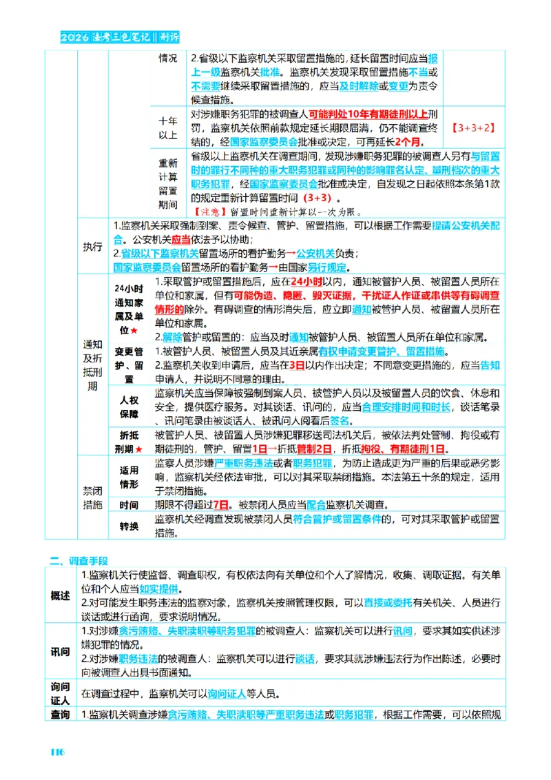 ⒊2026详细版三色笔记-刑诉-119页_26法考-三色笔记-最新版