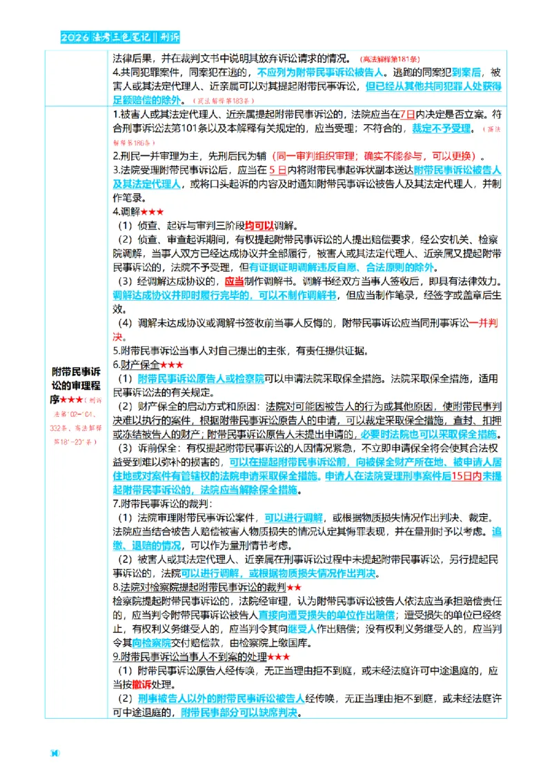 ⒊2026详细版三色笔记-刑诉-119页_26法考-三色笔记-最新版