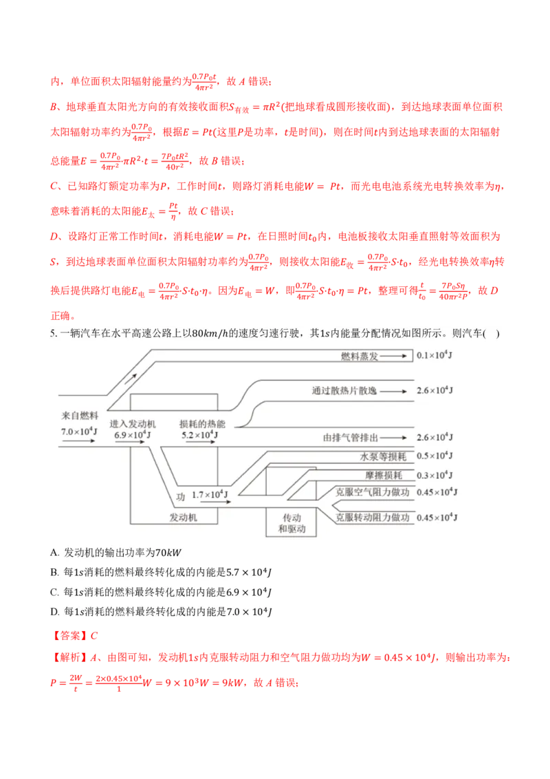 3.2&3.3热力学第一定律能量守恒定律（举一反三讲义）（解析版）_2026高考物理_222026版物理《高考一轮复习举一反三》全国版_2026《高中物理&bull;举一反三系列》选修三(RJ)_举一反三讲义