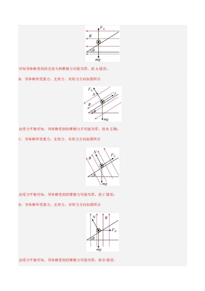第1节磁场对通电导线的作用力（举一反三讲义）（解析版）_2026高考物理_222026版物理《高考一轮复习举一反三》全国版_2026《高中物理&bull;举一反三系列》选修二(RJ)