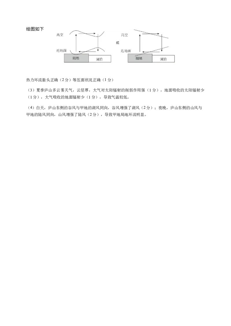 浙江省丽水市五校高中发展共同体2024-2025学年高一上学期11月期中地理试题答案_2024年11月试卷_1123浙江省丽水市五校高中发展共同体2024-2025学年高一上学期11月期中联考