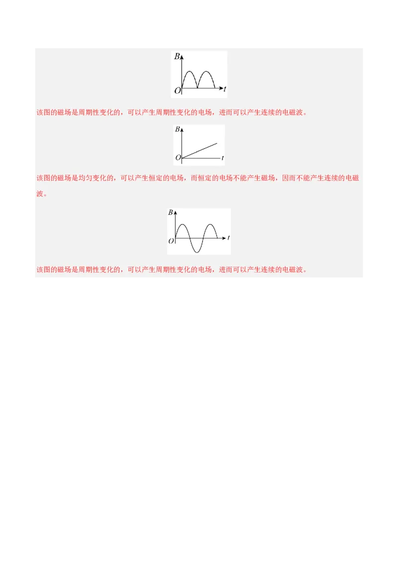 2.电磁场与电磁波（举一反三讲义）（解析版）_2026高考物理_222026版物理《高考一轮复习举一反三》全国版_2026《高中物理&bull;举一反三系列》选修二(RJ)_第四章电磁振荡与电磁波