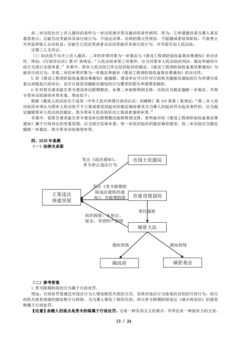 2011-2021主观分科-行政法（试题+解析）_法考真题相关_真题（02-26）_历史分科真题_3.主观分科真题2011-2021