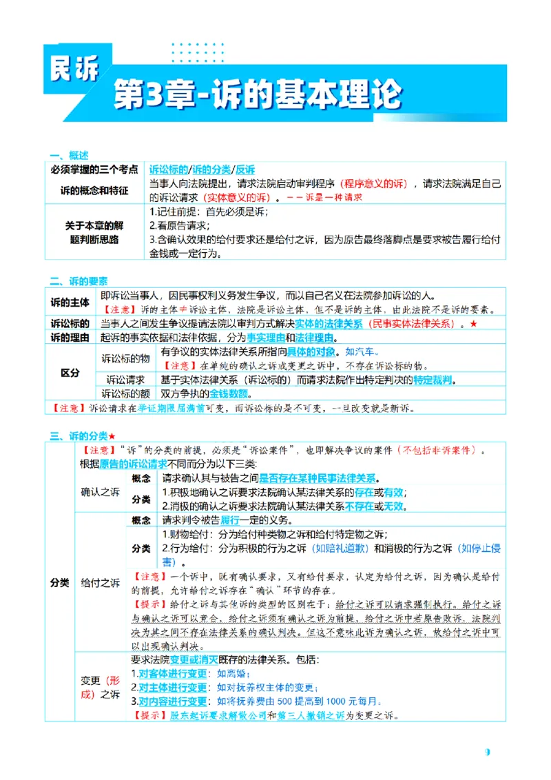 ⒋2026详细版三色笔记-民诉-111页_26法考-三色笔记-最新版