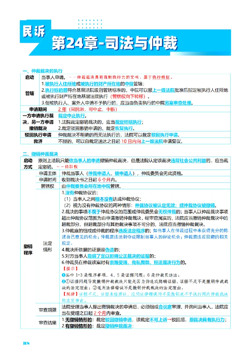 ⒋2026详细版三色笔记-民诉-111页_26法考-三色笔记-最新版