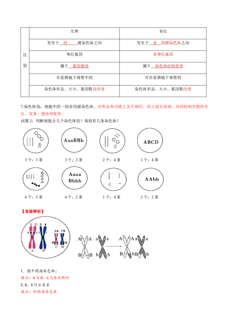 第13讲减数分裂和受精作用（讲义）（解析版）_2025年新高考资料_一轮复习_2025年高考生物一轮复习讲练测（新教材新高考）