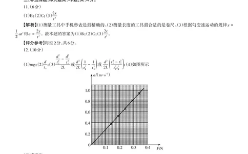 吕梁市2024-2025学年高一第一学期期末调研测试物理试题答案页_PDF(6)_2025年03月试卷_0307山西省吕梁市2024-2025学年高一上学期1月期末考试