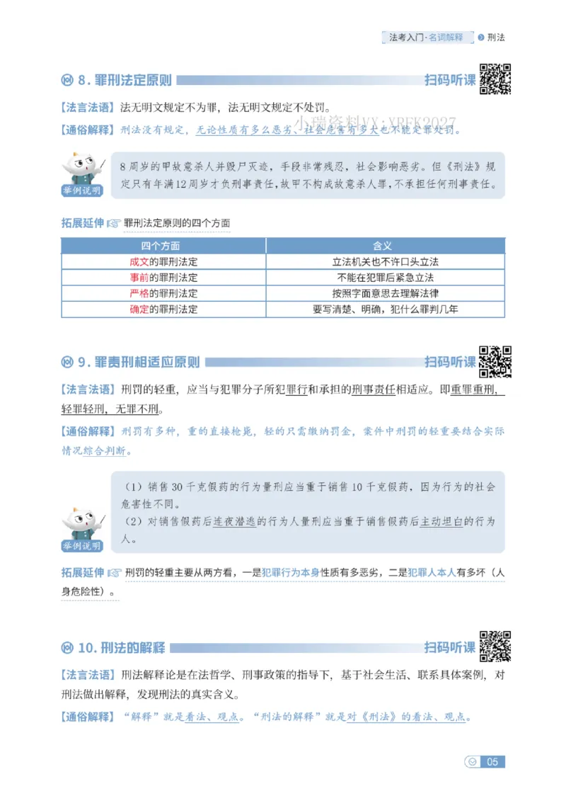 法考入门名词解释-刑法_法考真题相关_名词解释篇_讲义
