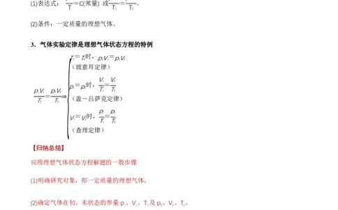 2.3气体的等压变化和等容变化（第2课时）（举一反三讲义）（原卷版）_2026高考物理_222026版物理《高考一轮复习举一反三》全国版_2026《高中物理&bull;举一反三系列》选修三(RJ)