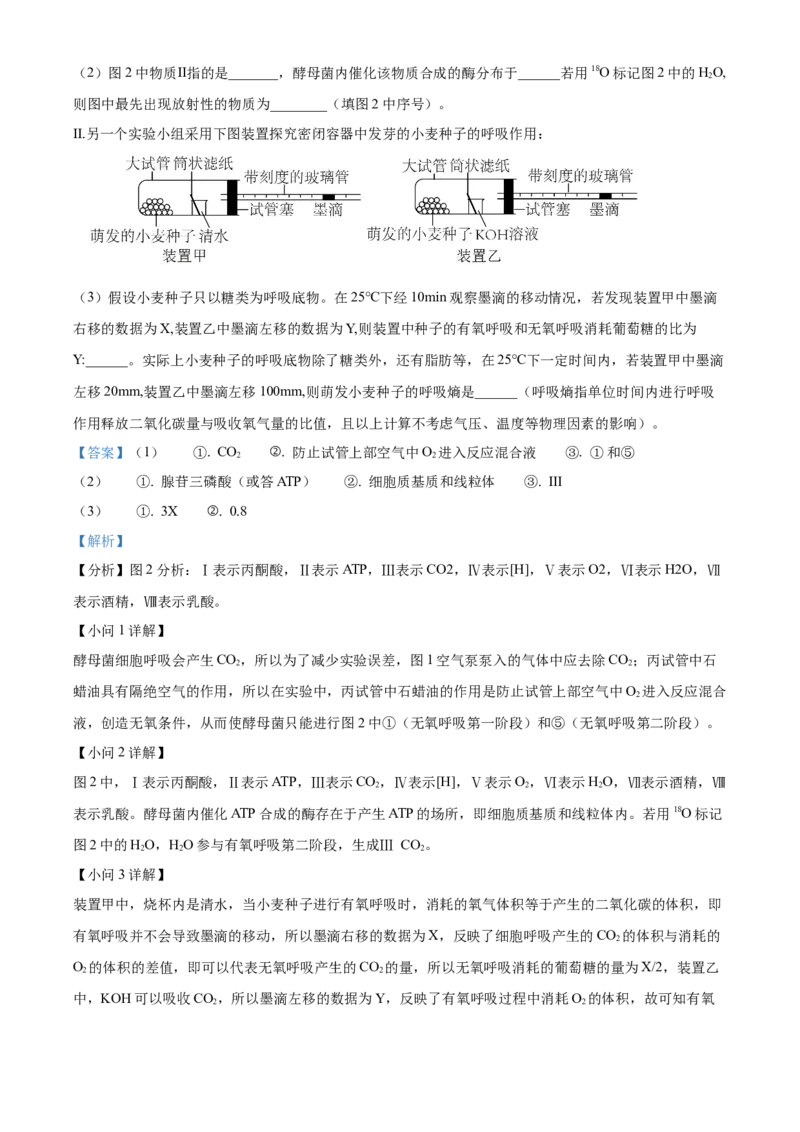江西省抚州市2024-2025学年高一上学期期末考试生物试卷Word版含解析_2025年03月试卷_0323江西省抚州市2024-2025学年高一上学期期末考试