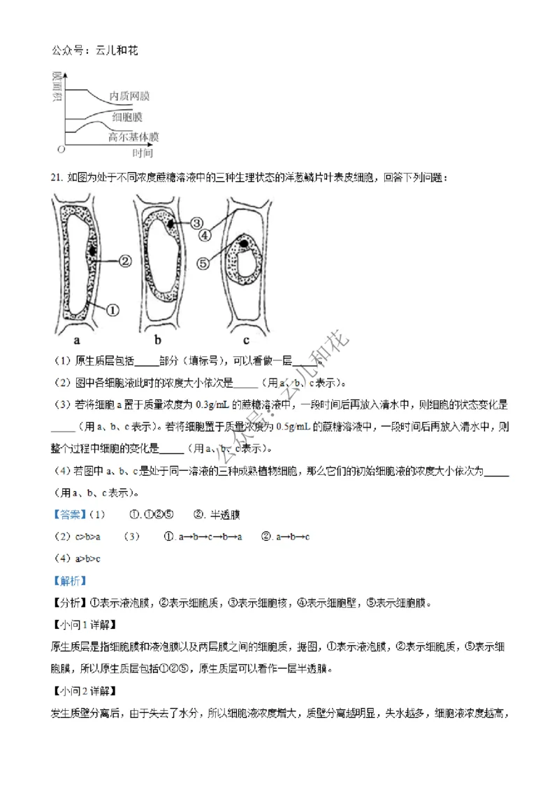 河北省沧州市四县联考2024-2025学年高一上学期11月月考生物试题Word版含解析_2024年12月试卷_1227河北省沧州四县联考2024-2025学年高一上学期11月月考