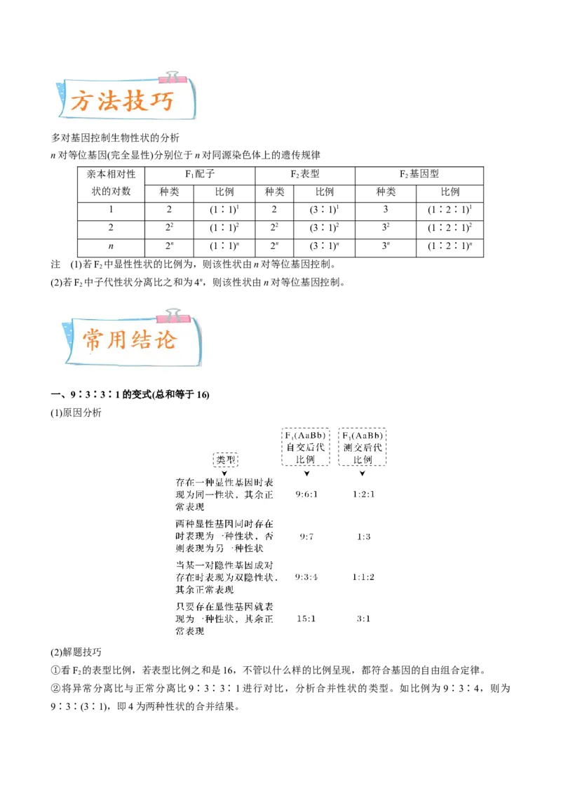 考向10基因的自由组合定律-备战2023年高考生物一轮复习考点微专题（全国通用）（解析版）_通用版（老高考）复习资料_2023年复习资料_一轮复习