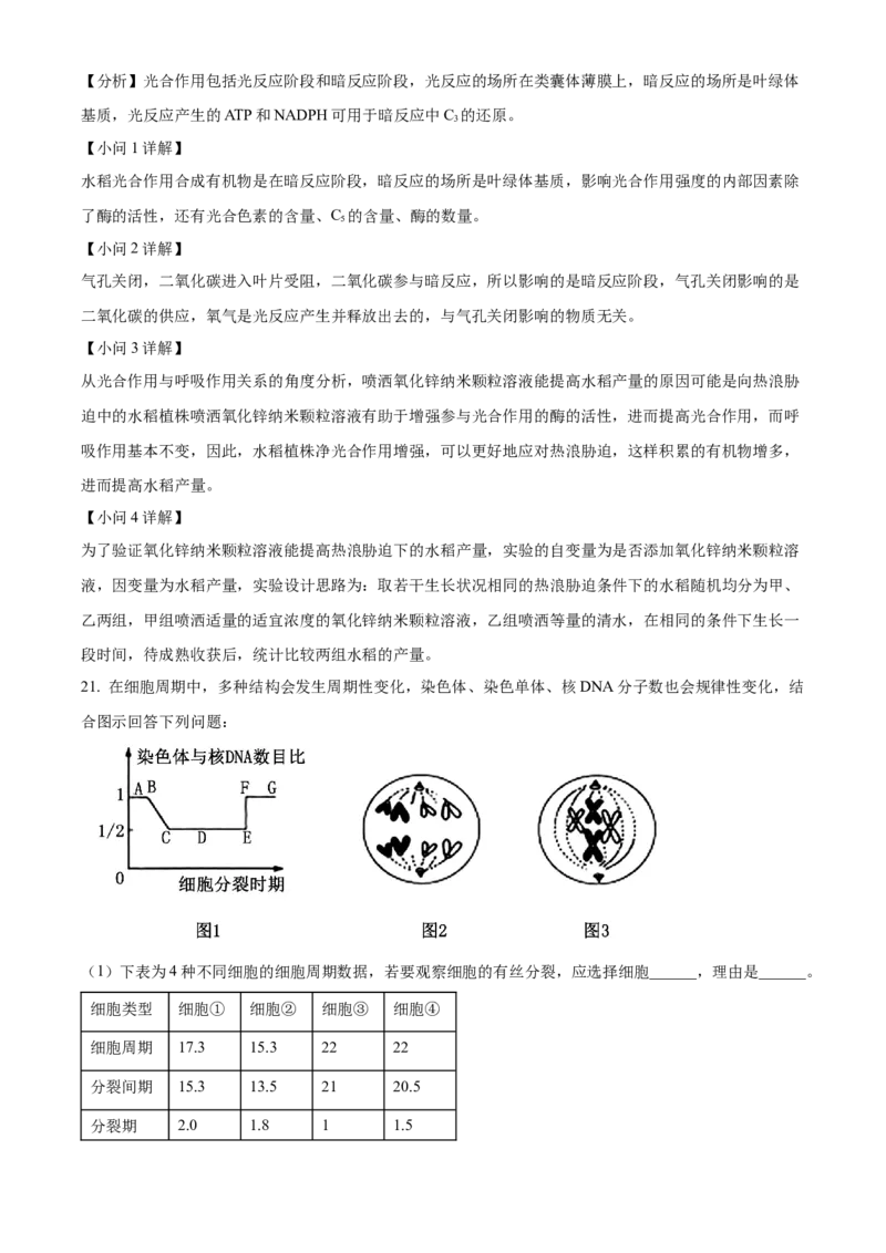 山西省晋中市2024-2025学年高一上学期期末调研测试生物试卷Word版含解析_2025年03月试卷_0315山西省晋中市2024-2025学年高一上学期期末考试