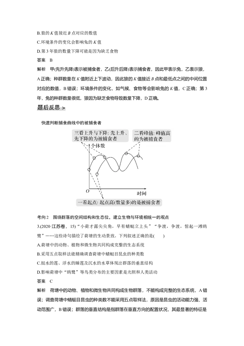 第28讲　群落及其演替_新高考复习资料_2023年新高考复习资料_一轮复习_2023年新高考大一轮复习讲义_2023年高考生物一轮复习讲义（新人教新高考）_赠补充习题_第九单元生物与环境