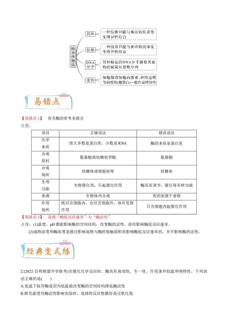 考向04ATP和酶-备战2023年高考生物一轮复习考点微专题（全国通用）（解析版）_通用版（老高考）复习资料_2023年复习资料_一轮复习_备战2023年高考生物一轮复习考点微专题（全国通用）