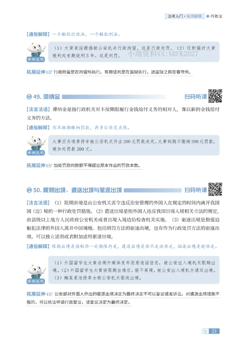 法考入门名词解释-行政法_法考真题相关_名词解释篇_讲义