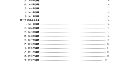 2011-2021主观分科-民法（试题+解析）_法考真题相关_真题（02-26）_历史分科真题_3.主观分科真题2011-2021