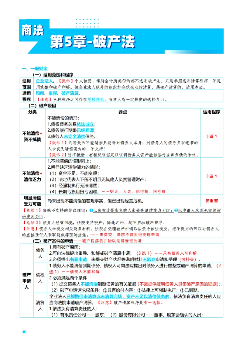 ⒍2026详细版三色笔记-商经-151页_26法考-三色笔记-最新版
