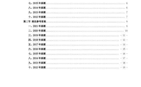 2011-2021主观分科-商法（试题+解析）_法考真题相关_真题（02-26）_历史分科真题_3.主观分科真题2011-2021