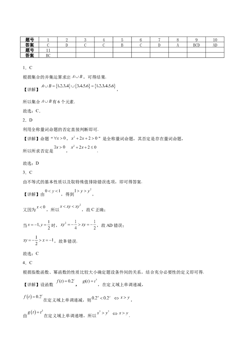 山东师范大学附属中学2025-2026学年高一上学期期中考试数学Word版含解析_2025年12月高一试卷_251222山东师范大学附属中学2025-2026学年高一上学期期中考试（全）