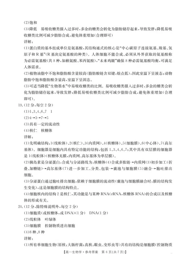 广东省揭阳市部分学校2025-2026学年高一上学期11月期中联考试题生物PDF版含答案_2025年12月高一试卷_251216广东省揭阳市部分学校2025-2026学年高一上学期11月期中联考