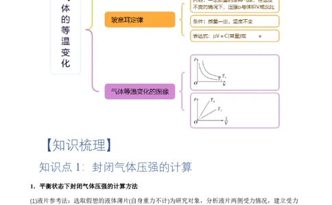 2.2气体的等温变化（第2课时）（举一反三讲义）（解析版）_2026高考物理_222026版物理《高考一轮复习举一反三》全国版_2026《高中物理&bull;举一反三系列》选修三(RJ)_举一反三讲义