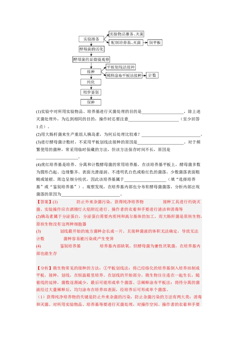 考点35微生物的培养技术及其应用（解析版）_通用版（老高考）复习资料_2023年复习资料_一轮复习_2023年高考生物一轮复习讲练测（全国通用）
