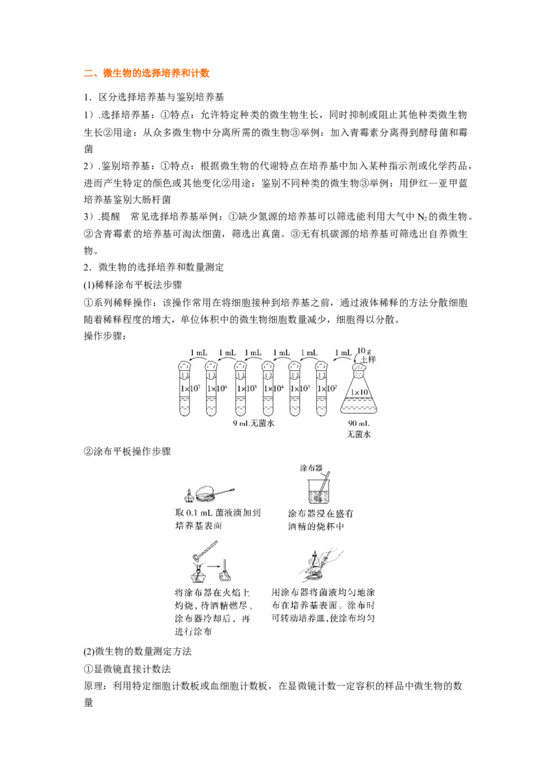 考点35微生物的培养技术及其应用（解析版）_通用版（老高考）复习资料_2023年复习资料_一轮复习_2023年高考生物一轮复习讲练测（全国通用）
