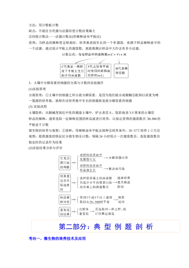 考点35微生物的培养技术及其应用（解析版）_通用版（老高考）复习资料_2023年复习资料_一轮复习_2023年高考生物一轮复习讲练测（全国通用）