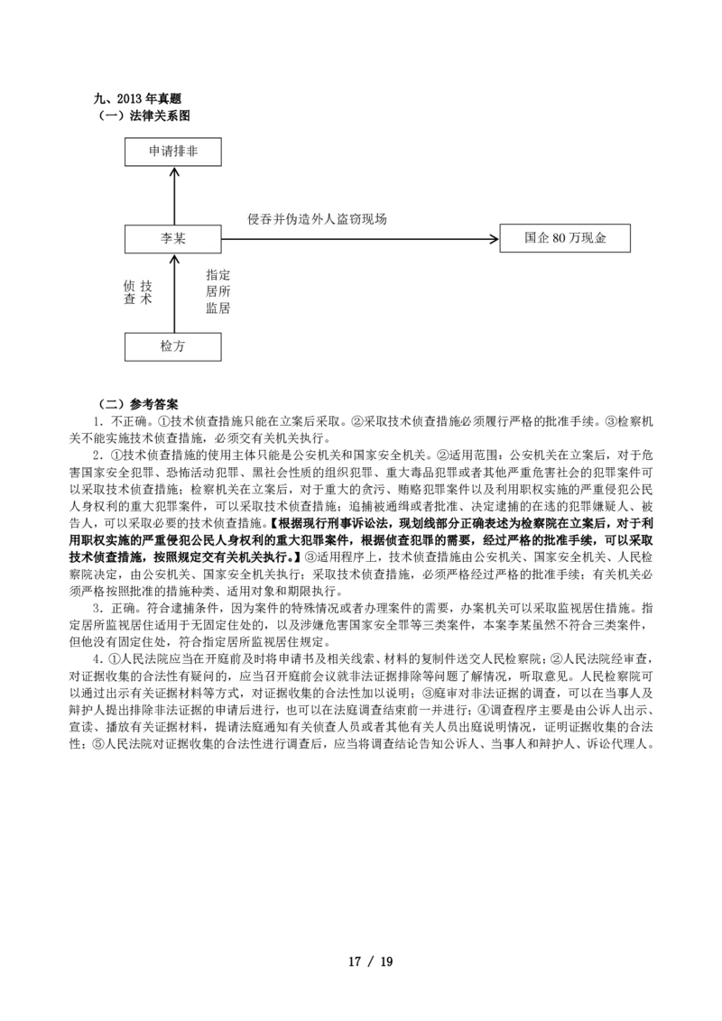 2011-2021主观分科-刑诉（试题+解析）_法考真题相关_真题（02-26）_历史分科真题_3.主观分科真题2011-2021