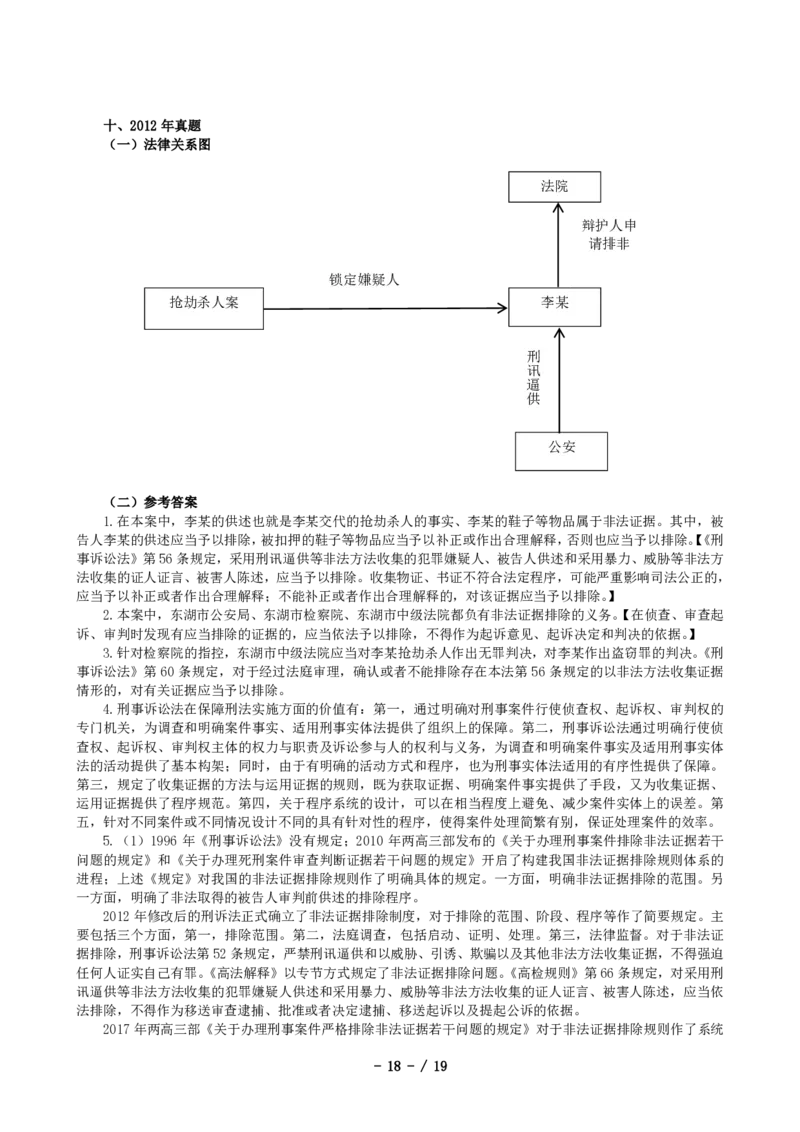 2011-2021主观分科-刑诉（试题+解析）_法考真题相关_真题（02-26）_历史分科真题_3.主观分科真题2011-2021